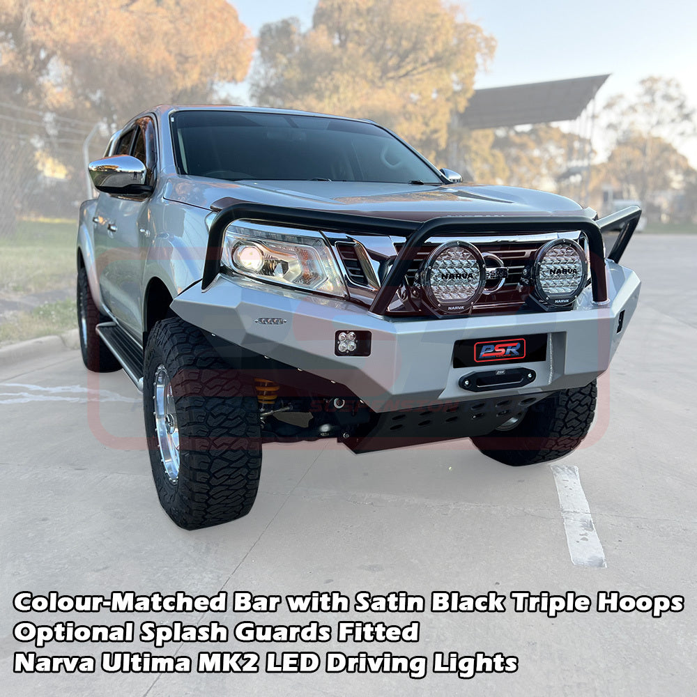 PSRNAV-124-KIT PSR Ambush Nissan Navara NP300 Ambush Triple Hoop Bullbar | Genuine PSR Ambush Bull Bar