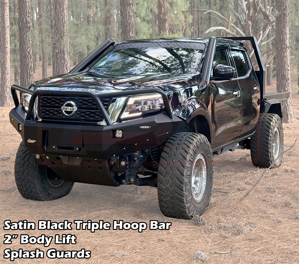 PSRNAV-174-KIT PSR Ambush Nissan Navara NP300 SERIES 5 FACELIFT Ambush Triple Hoop Bullbar | Genuine PSR Ambush Bull Bar