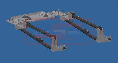 PSRPAT-030 PSR Nissan Patrol GQ-GU Front 5 link Deluxe Cross Member 2.8L ONLY 20MM BACK | Genuine PSR Suspension Component