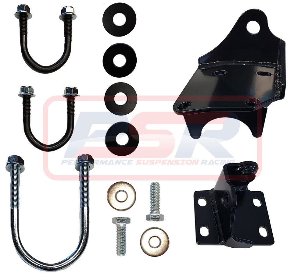 PSRPAT-060 PSR Nissan Patrol GQ-GU Steering Damper High Clearance Relocation Bracket (Suits Pin Style Damper)(Suits 35-38mm Bar) | Genuine PSR Steering Component
