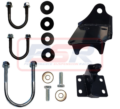 PSRPAT-060 PSR Nissan Patrol GQ-GU Steering Damper High Clearance Relocation Bracket (Suits Pin Style Damper)(Suits 35-38mm Bar) | Genuine PSR Steering Component
