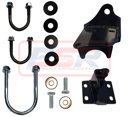 PSRPAT-060 PSR Nissan Patrol GQ-GU Steering Damper High Clearance Relocation Bracket (Suits Pin Style Damper)(Suits 35-38mm Bar) | Genuine PSR Steering Component