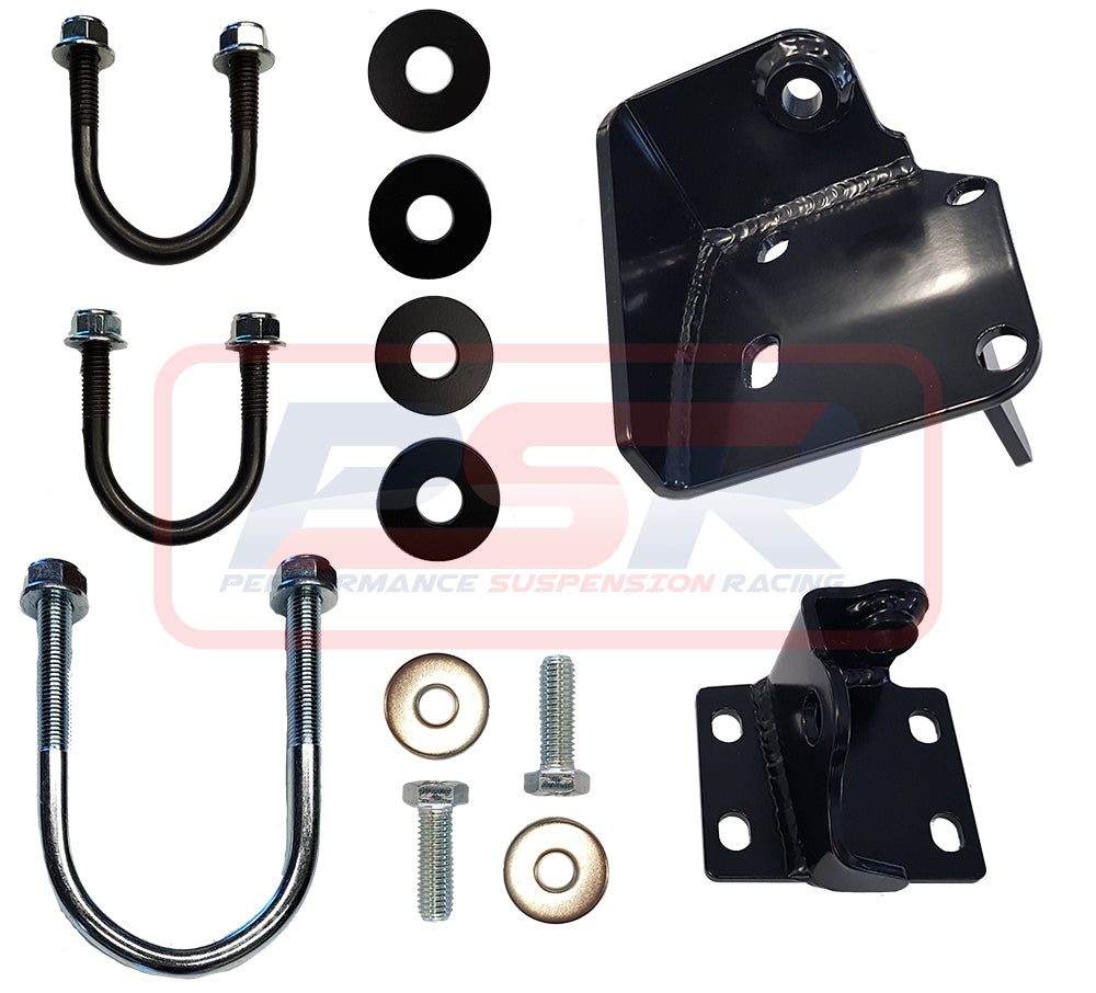 PSRPAT-061 PSR Nissan Patrol GQ-GU Steering Damper High Clearance Relocation Bracket (Suits Tapered Pin Style Damper GUII Wagon only)(Suits 35-38mm Bar) | Genuine PSR Steering Component