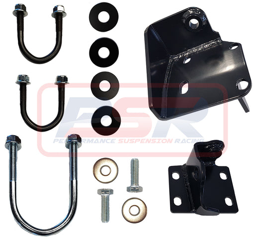PSRPAT-061 PSR Nissan Patrol GQ-GU Steering Damper High Clearance Relocation Bracket (Suits Tapered Pin Style Damper GUII Wagon only)(Suits 35-38mm Bar) | Genuine PSR Steering Component