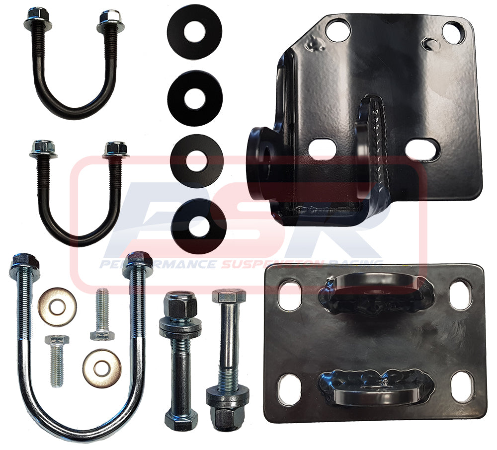 PSRPAT-062 PSR Nissan Patrol GQ-GU Steering Damper High Clearance Relocation Bracket (Suits Fox/Kings 1/2" heims)(Suits 35-38mm Bar) | Genuine PSR Steering Component