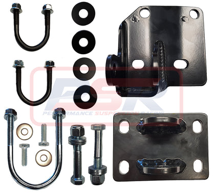 PSRPAT-062 PSR Nissan Patrol GQ-GU Steering Damper High Clearance Relocation Bracket (Suits Fox/Kings 1/2" heims)(Suits 35-38mm Bar) | Genuine PSR Steering Component
