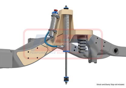 PSRPAT-064 PSR Nissan Patrol GQ-GU Front Raised Shock Tower System 75mm (Weld in)(pin shock mounting) | Genuine PSR Suspension Component