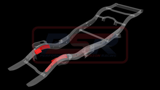 PSRPAT-086 PSR Nissan Patrol GQ-GU Chassis Side Weld On HD Engine Mounts (Suits OE 4 bolt mount only or HD engine mount) | Genuine PSR Chassis Brace