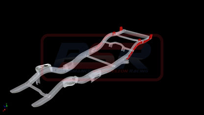 PSRPAT-090 PSR Nissan Patrol GQ-GU Wagon Dual Cab Chop Tray Mounts (Brace and mounts) | Genuine PSR Chassis Brace