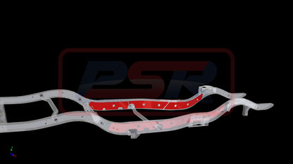PSRPAT-091 PSR Nissan Patrol GQ-GU Chassis Bracing Wagon-Ute Internal only (Engine mount to rear upper arm mount) | Genuine PSR Chassis Brace