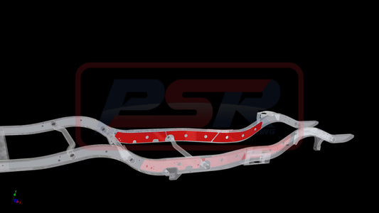 PSRPAT-091 PSR Nissan Patrol GQ-GU Chassis Bracing Wagon-Ute Internal only (Engine mount to rear upper arm mount) | Genuine PSR Chassis Brace