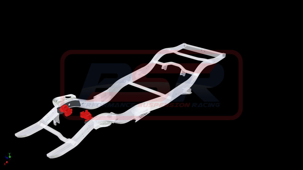 PSRPAT-099 PSR Nissan Patrol GQ-GU Heavy Duty Engine Mounts RIGHT HAND ONLY | Genuine PSR Chassis Brace