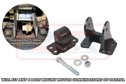 PSRPAT-099 PSR Nissan Patrol GQ-GU Heavy Duty Engine Mounts RIGHT HAND ONLY | Genuine PSR Chassis Brace