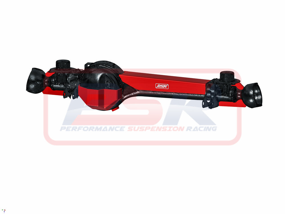 PSRPAT-113 PSR Nissan Patrol GQ-GU Front Diff Brace and Center Guard Set (Complete weld on system) | Genuine PSR Diff Armour
