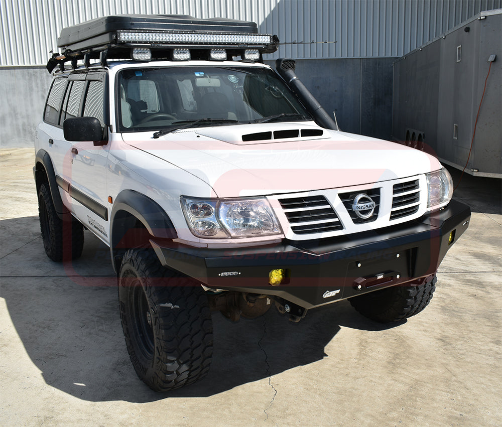PSRPAT-140-KIT PSR Ambush Nissan Patrol GU Series 1-2-3 Ambush Hoopless Bullbar | Genuine PSR Ambush Bull Bar
