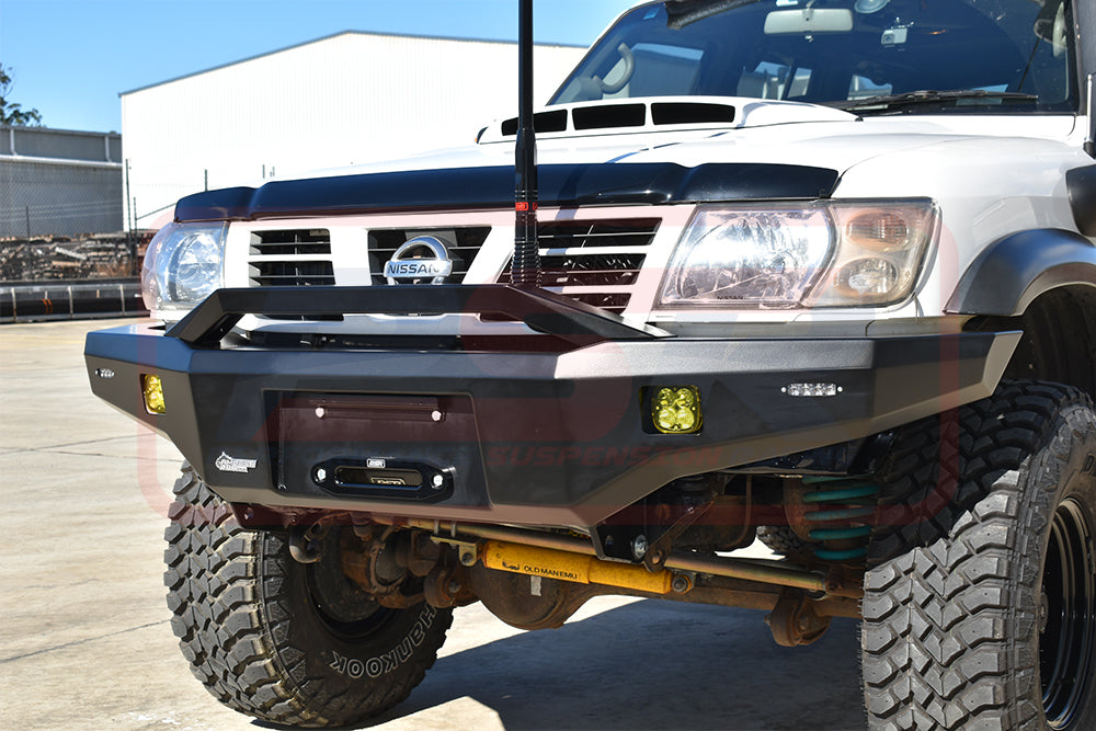 PSRPAT-141-KIT PSR Ambush Nissan Patrol GU Series 1-2-3 Ambush Sheet Metal Hoop Bullbar | Genuine PSR Ambush Bull Bar