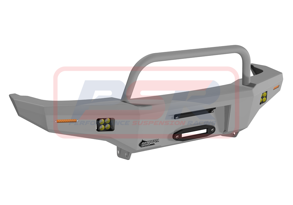 PSRPAT-143-KIT PSR Ambush Nissan Patrol GU Series 1-2-3 Ambush Single Hoop Bullbar | Genuine PSR Ambush Bull Bar