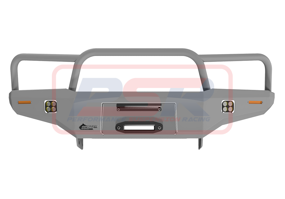 PSRPAT-144-KIT PSR Ambush Nissan Patrol GU Series 1-2-3 Ambush Triple Hoop (Angry Eye) Bullbar | Genuine PSR Ambush Bull Bar - photo 4 of 7