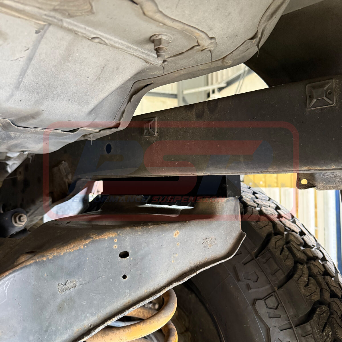 PSRR51-001 PSR Nissan Pathfinder R51 Rear Crossmember spacer / lift Kit | Genuine PSR Suspension Component