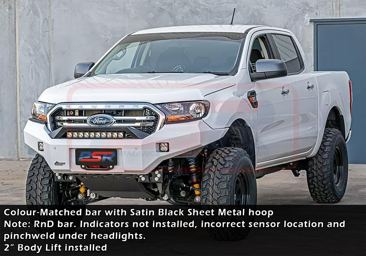 PSRRAN-011-KIT PSR Ambush Ford Ranger PX MK2 8/2015-7/2018 Ambush Sheet Metal Hoop Bullbar | Genuine PSR Ambush Bull Bar