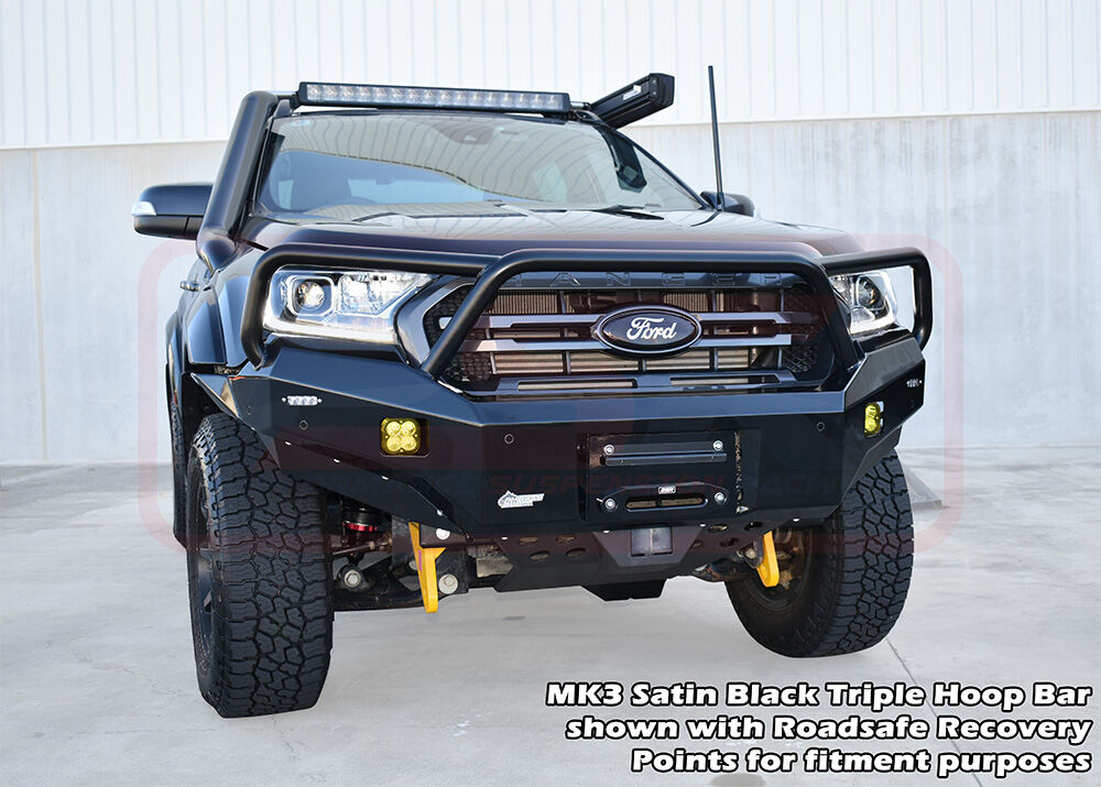 PSRRAN-012-KIT PSR Ambush Ford Ranger PX MK2 8/2015-7/2018 Ambush Low Single Hoop Bullbar | Genuine PSR Ambush Bull Bar