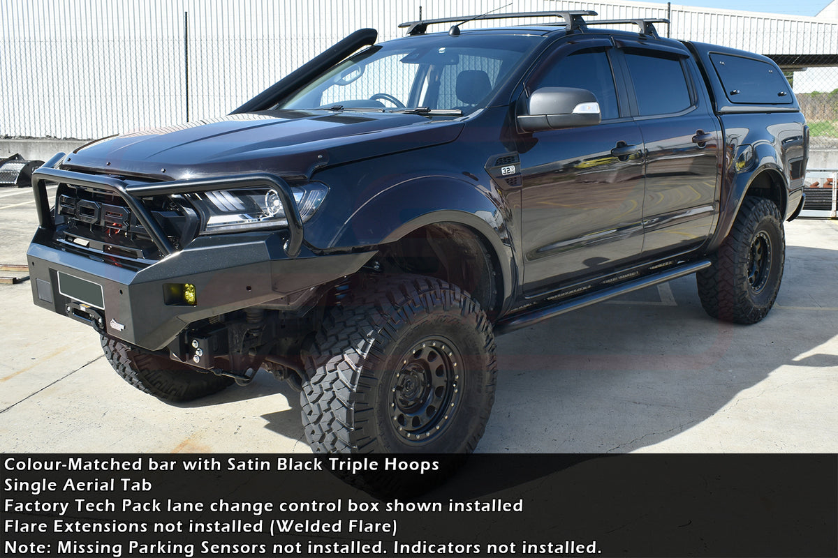 PSRRAN-014-KIT PSR Ambush Ford Ranger PX MK2 8/2015-7/2018 Ambush Triple Hoop Bullbar | Genuine PSR Ambush Bull Bar