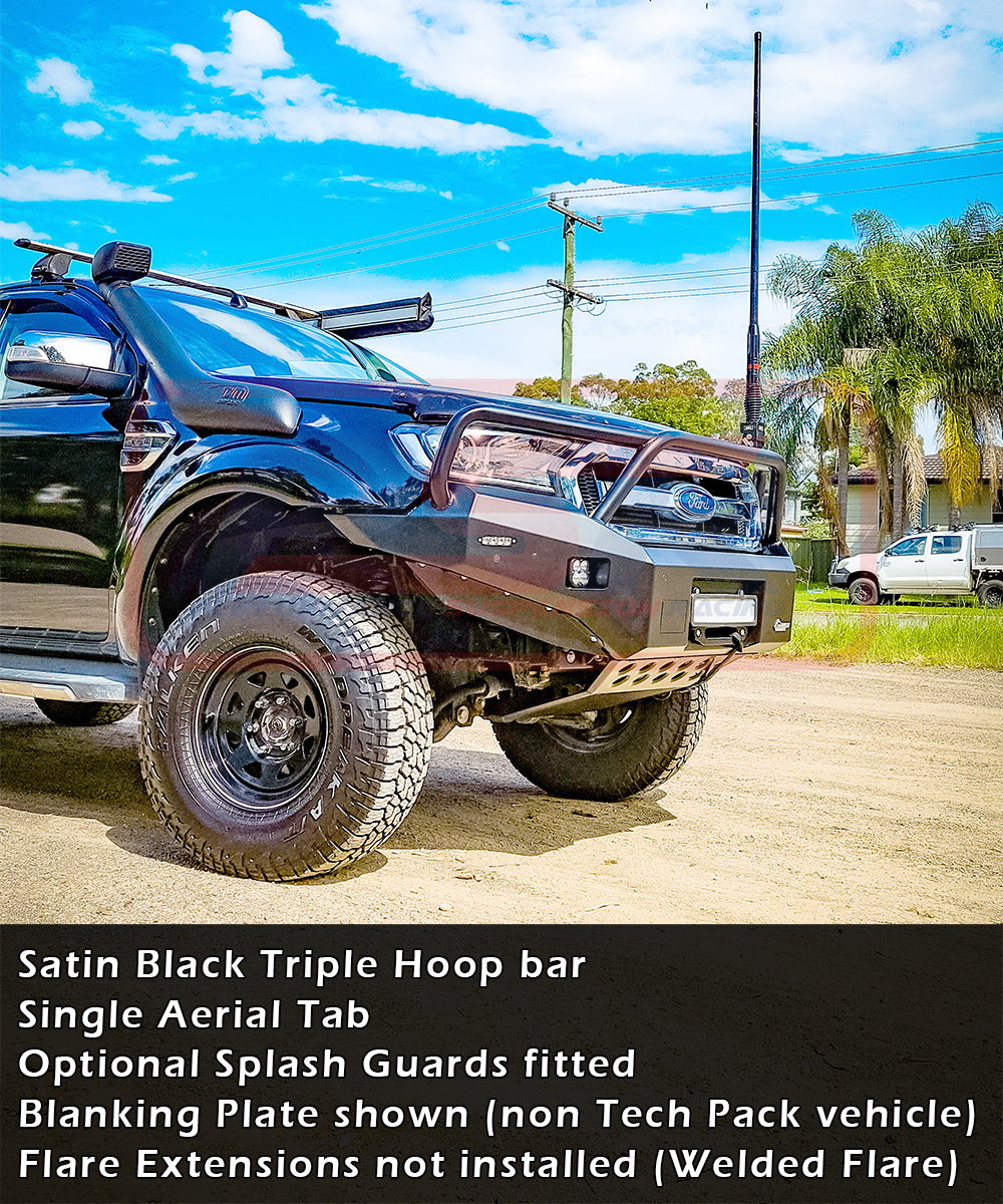 PSRRAN-014-KIT PSR Ambush Ford Ranger PX MK2 8/2015-7/2018 Ambush Triple Hoop Bullbar | Genuine PSR Ambush Bull Bar