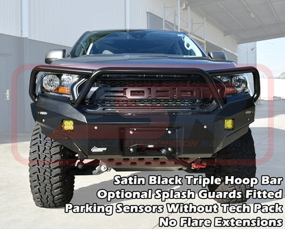 PSRRAN-034-KIT PSR Ambush Ford Ranger PX MK3 8/2018-ON Ambush Triple Hoop Bullbar | Genuine PSR Ambush Bull Bar - photo 3 of 12