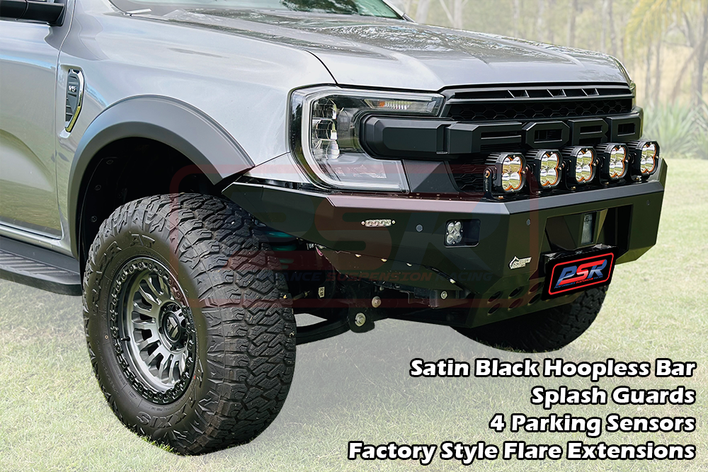 PSRRAN-040-KIT PSR Ambush Ford Ranger Next Gen Ambush Hoopless Bullbar | Genuine PSR Ambush Bull Bar