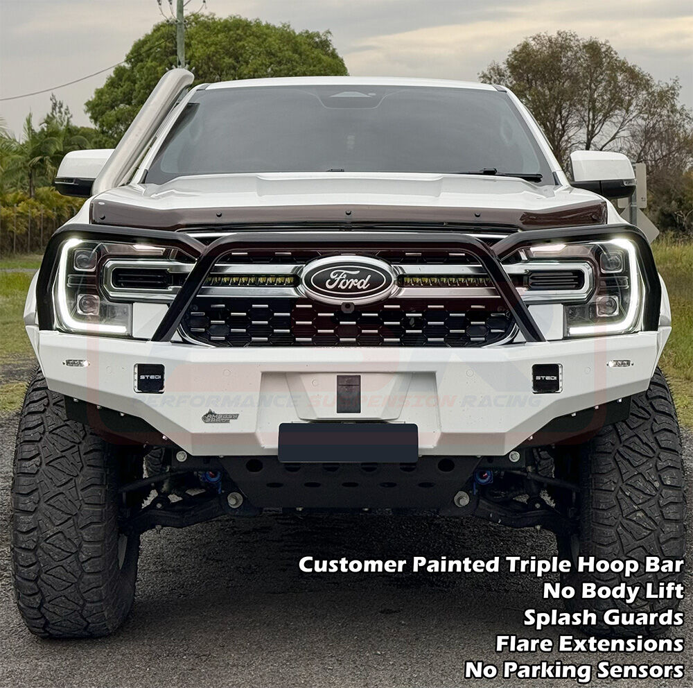 PSRRAN-044-KIT PSR Ambush Ford Ranger Next Gen Ambush Triple Hoop Bullbar | Genuine PSR Ambush Bull Bar