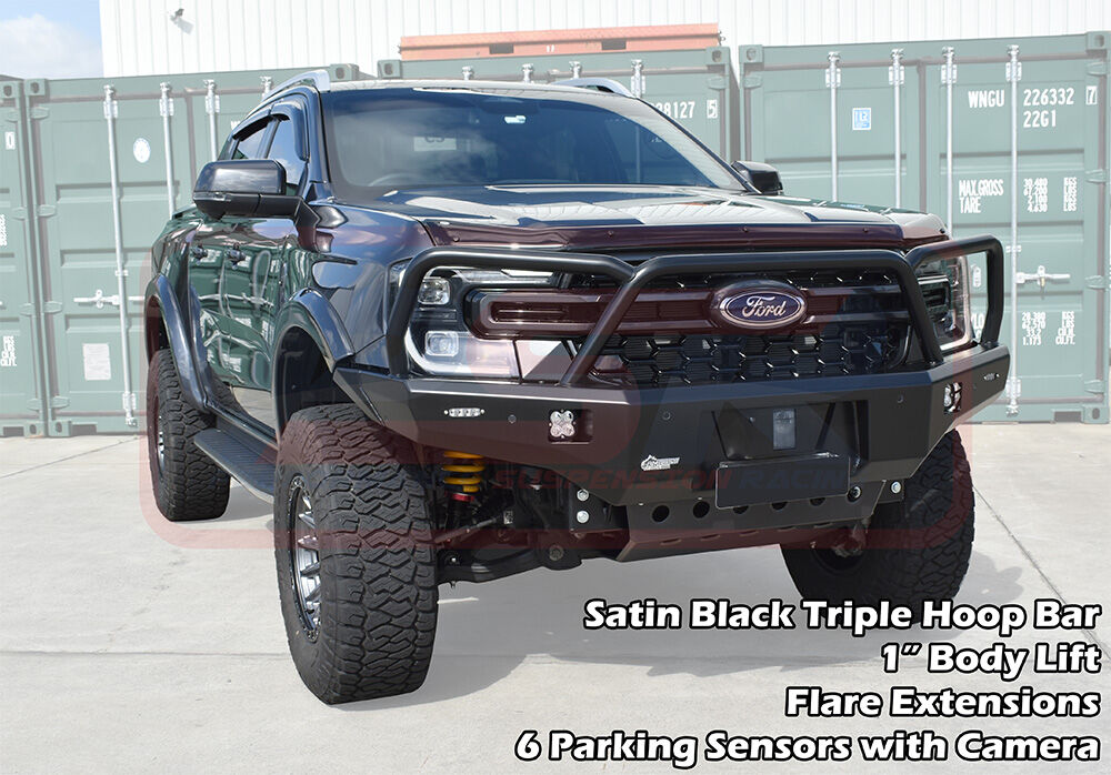 PSRRAN-044-KIT PSR Ambush Ford Ranger Next Gen Ambush Triple Hoop Bullbar | Genuine PSR Ambush Bull Bar