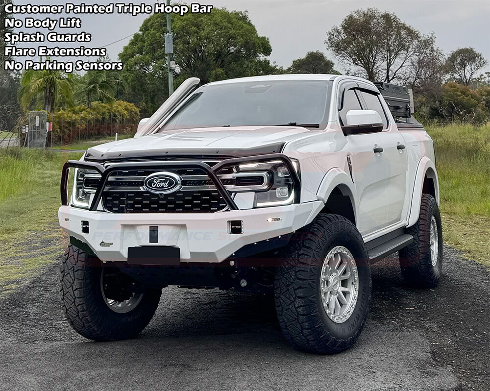 PSRRAN-044-KIT PSR Ambush Ford Ranger Next Gen Ambush Triple Hoop Bullbar | Genuine PSR Ambush Bull Bar