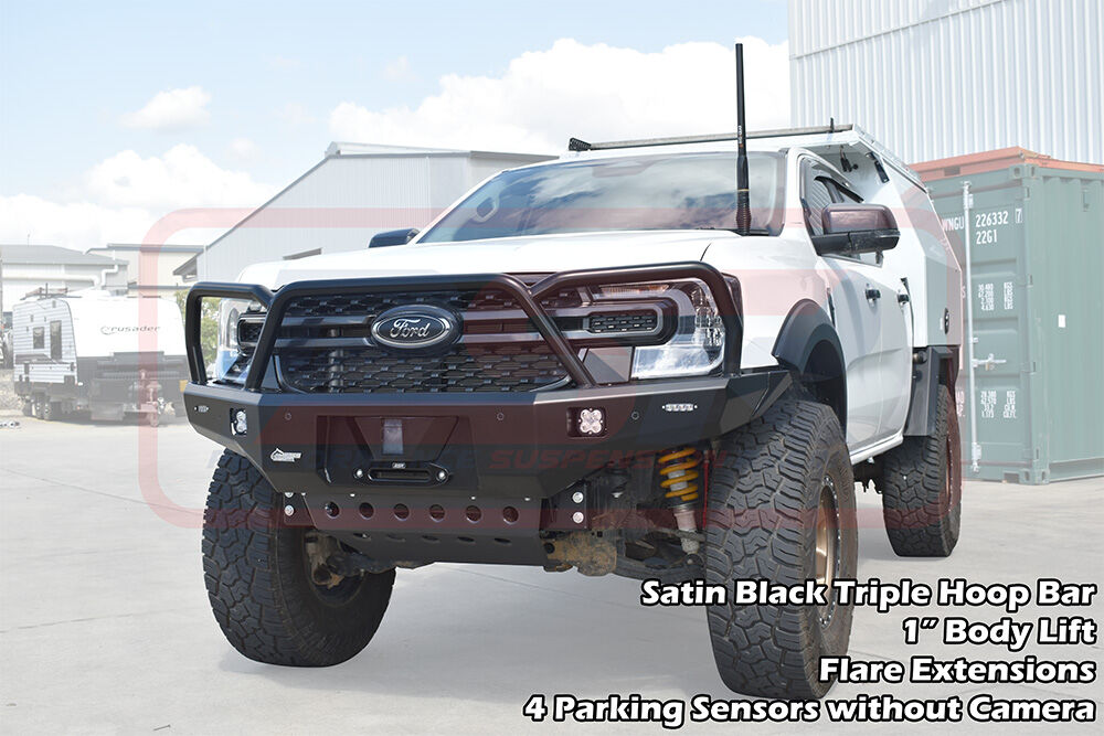 PSRRAN-044-KIT PSR Ambush Ford Ranger Next Gen Ambush Triple Hoop Bullbar | Genuine PSR Ambush Bull Bar