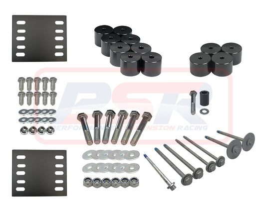 PSRRAN-077 PSR Ford Ranger Next Gen 2" Body Lift Kit (Dual/Extra Cab with Tray) | Genuine PSR Body Lift Kit