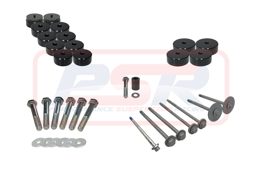 PSRRAN-078-KIT PSR Ford Ranger Next Gen 1" Body Lift Kit (Dual/Extra Cab with Tub) | Genuine PSR Body Lift Kit