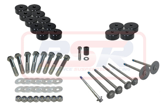PSRRAN-081 PSR Ford Ranger Next Gen 1" Body Lift Kit (Single Cab with Tray) | Genuine PSR Body Lift Kit