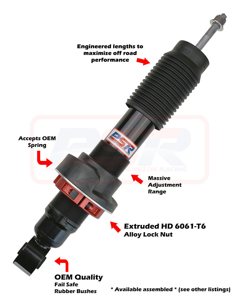 PSRSH-TTG-0201 Nissan Navara D40 / NP300 / Pathfinder R51 PSR TTG Front 2-3" Adjustable Shock Absorber | Genuine PSR TTG Lift Kit