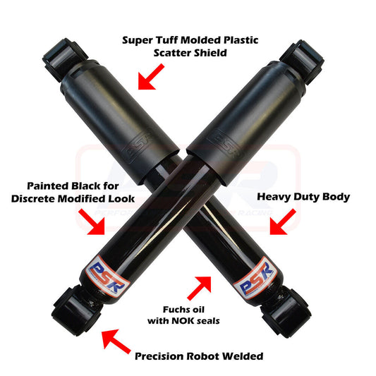 PSRSH-TTG-0401-PR Nissan Navara R51 PSR TTG Rear 2" Shock Absorber - PAIR | Genuine PSR TTG Shock Absorber