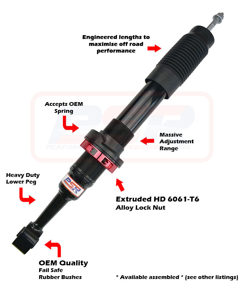PSRSH-TTG-0701 PSR TTG Toyota Front Adjustable Shock Absorber | Genuine PSR TTG Shock Absorber