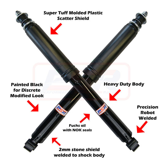 PSRSH-TTG-0802-PR Toyota Landcruiser 200 Series PSR TTG Rear 2-3" Shock Absorber - PAIR | Genuine PSR TTG Lift Kit