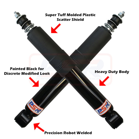 PSRSH-TTG-1601-PR Holden Colorado RC / Isuzu D-MAX 2003-2012 PSR TTG Front 2-3" Shock Absorber - PAIR | Genuine PSR TTG Lift Kit