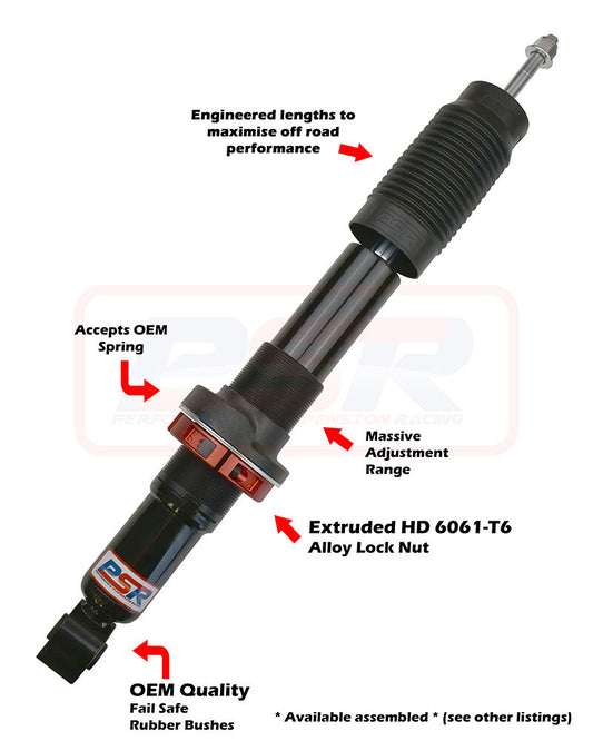 PSRSH-TTG-1701 Holden RG Colorado / Isuzu D-MAX 1-2-3-4 / Mazda BT-50 TF 2021-On PSR TTG 2-4" Front Adjustable Shock Absorber | Genuine PSR TTG Shock Absorber