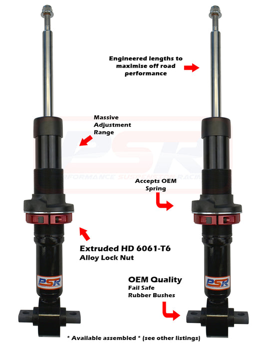 PSRSH-TTG-1801-PR Ford Ranger Next Gen / Volkswagen Amarok NF 2023-On PSR TTG Front 2-4" Adjustable Shock Absorber - PAIR | Genuine PSR TTG Shock Absorber