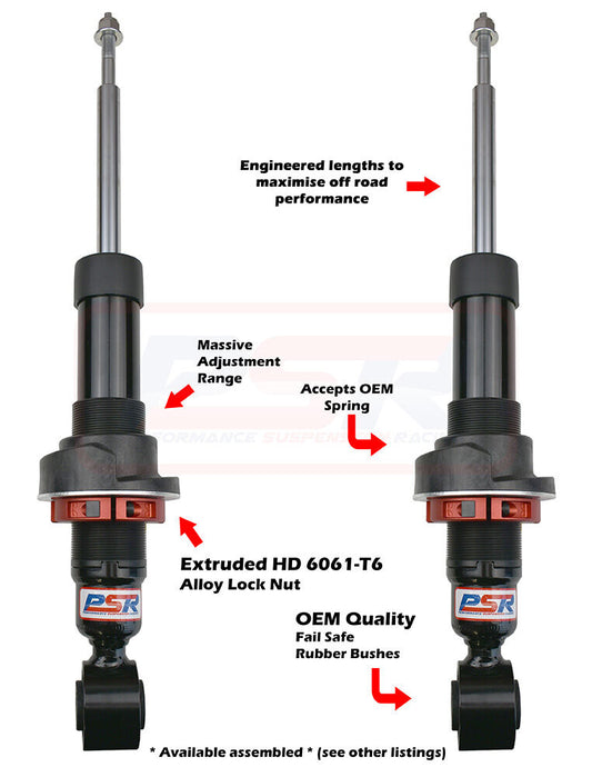 PSRSH-TTG-1901-PR Ford Ranger PX MK3 08-18 On PSR TTG Front 2-4" Adjustable Shock Absorber (Also Suits MK2 Everest) - PAIR | Genuine PSR TTG Shock Absorber