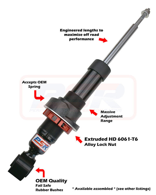 PSRSH-TTG-1901 Ford Ranger PX MK3 08-18 On PSR TTG Front 2-4" Adjustable Shock Absorber (Also Suits MK2 Everest) | Genuine PSR TTG Shock Absorber