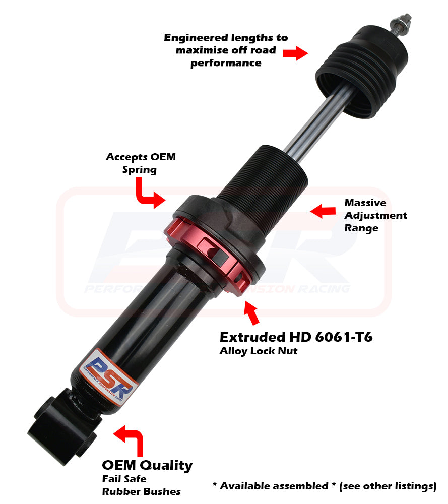 PSRSH-TTG-2201 Mitsubishi Triton ML-MR PSR TTG Front 2-3" Adjustable Shock Absorber | Genuine PSR TTG Lift Kit