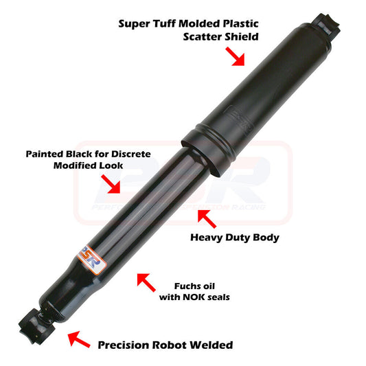PSRSH-TTG-2303 PSR TTG Rear Shock Absorber 670mm Open Small Eye 16mm Bush Ends | Genuine PSR TTG Shock Absorber