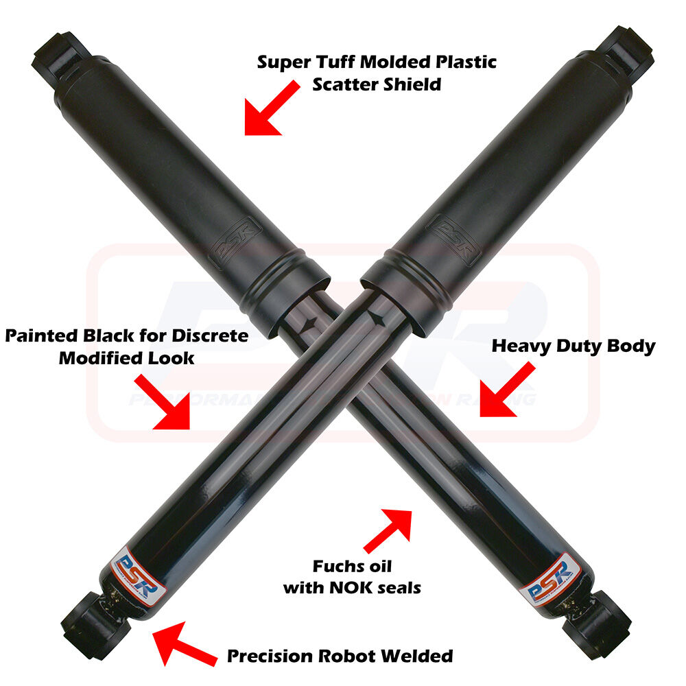 PSRSH-TTG-2306-PR PSR TTG Rear Shock Absorber 670mm Open Large Eye 19mm Bush Ends - PAIR | Genuine PSR TTG Shock Absorber