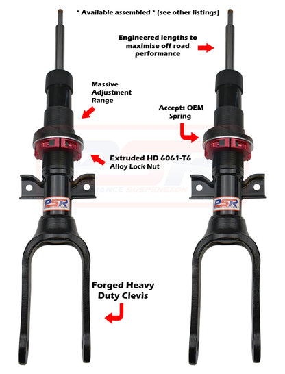 PSRSH-TTG-2701-PR VW Amarok PSR TTG Front 2" Adjustable Shock Absorber - PAIR | Genuine PSR TTG Lift Kit