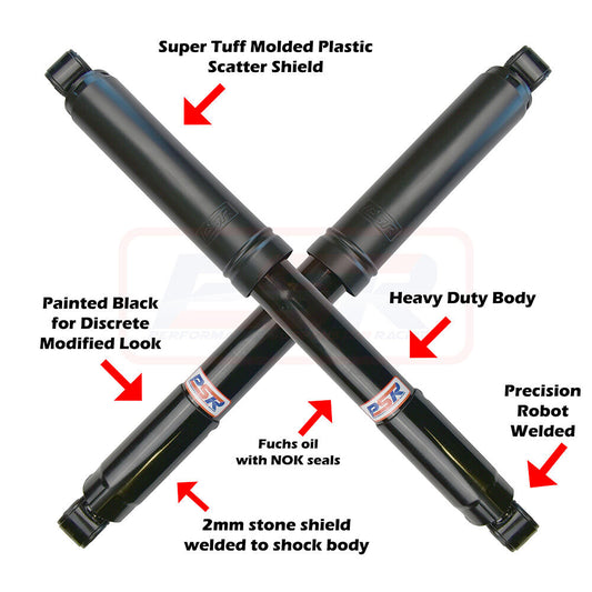 PSRSH-TTG-2702-PR VW Amarok PSR TTG Rear 2" Shock Absorber - PAIR | Genuine PSR TTG Lift Kit